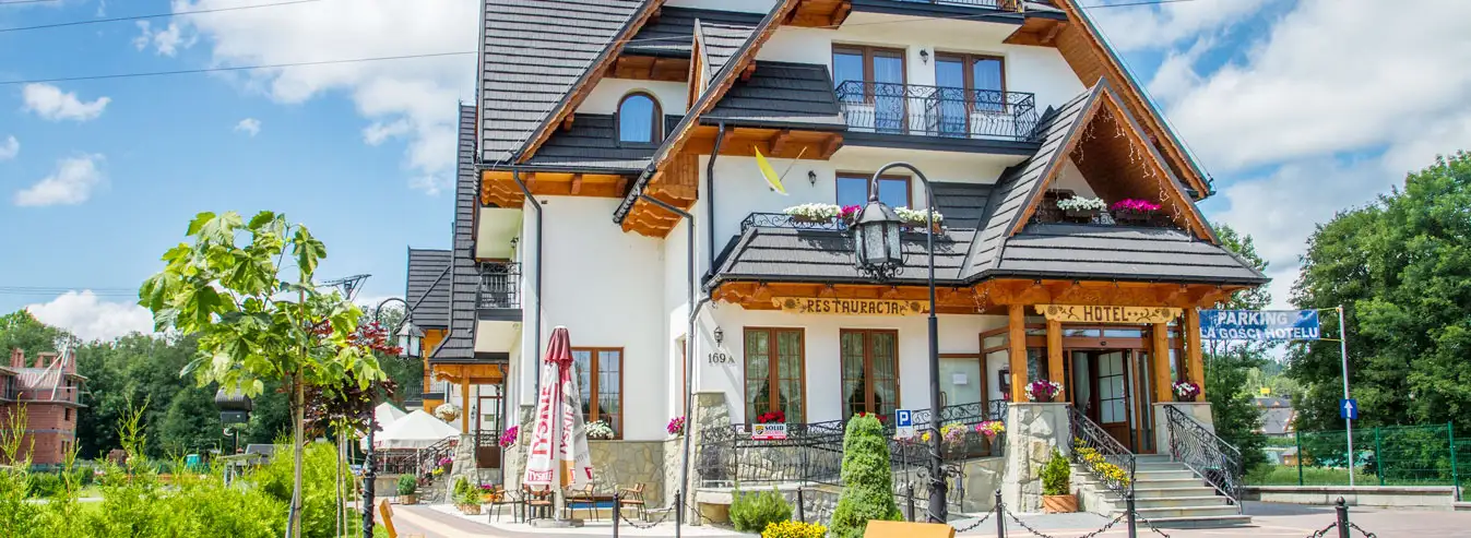 Hotel Białka Tatrzańska Tatry vakantie in de bergen Polen - vooraanzicht