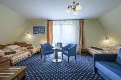 Kamer met drie bedden