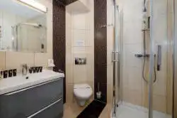 Badkamer van het hotel