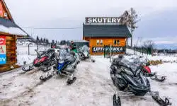 Hotel Białka Tatrzańska Tatry - sneeuwscooters bij de verhuur